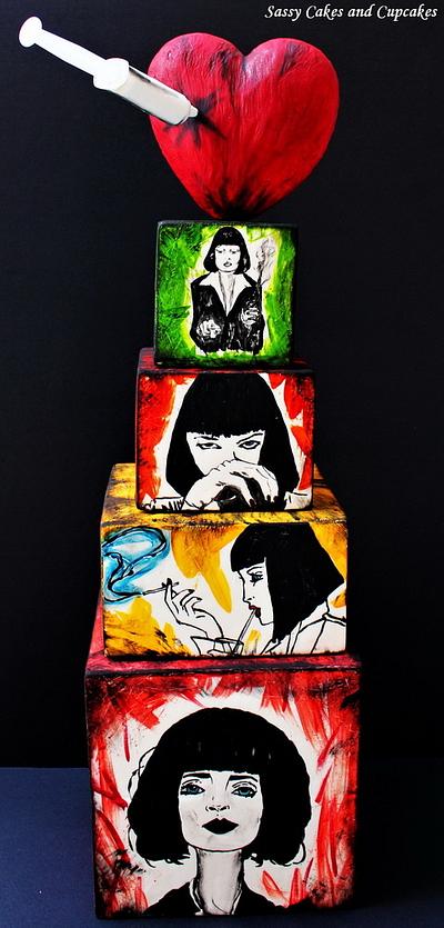 Mia Wallace (Pulp Fiction) - Cake Flix Collaboration - Cake by Sassy Cakes and Cupcakes (Anna)