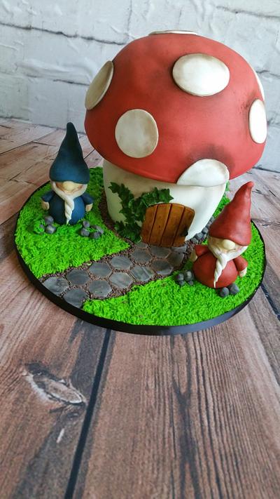 No Place Like Gnome - Cake by The Sugar Cake Company