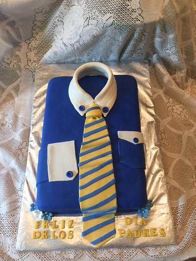 Blue Shirt for Dad - Cake by Julia 