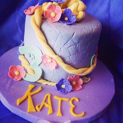 Mini Rapunzel Cake  - Cake by The Sweet Duchess 