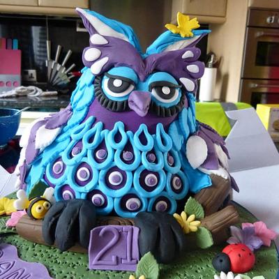 olly owl - Cake by cakeabakin