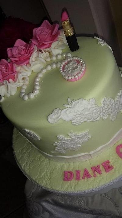 lace & roses - Cake by cupcake67