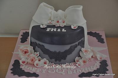 50th birthday cake - Cake by Agnieszka