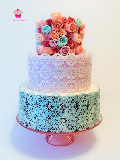 Wafer Paper Love - Cake by Rebekah Naomi Cake Design