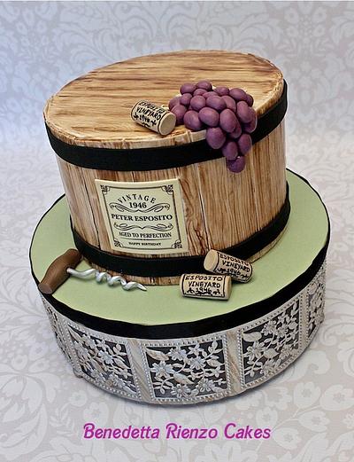 Wine barrel cake - Cake by Benni Rienzo Radic
