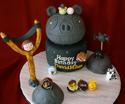 Angry Bird Star wars Birthday cake - Cake by SweetCreationsbyFlor