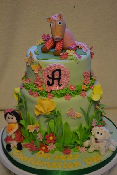 Confirmation cake  - Cake by Ladybirdscakes