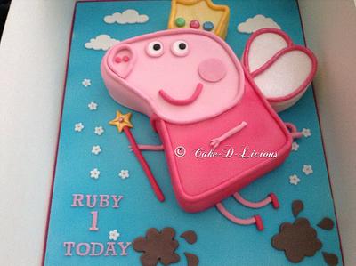 Princess Fairy peppa pig - Cake by Sweet Lakes Cakes