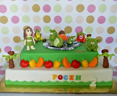 Cake Birthday Rosen2 - Cake by KRISICAKES