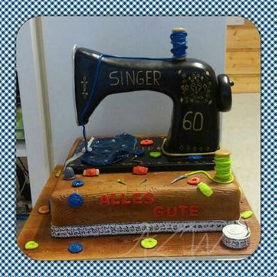 Singer sewing machine - Cake by Anita