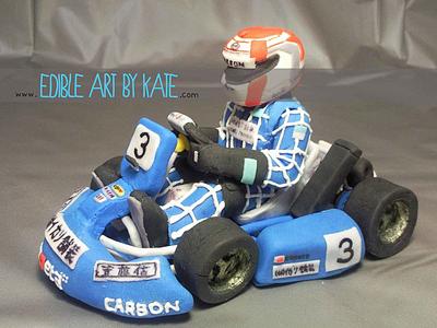 Capeta - Race Kart Topper - Cake by Kate Lau