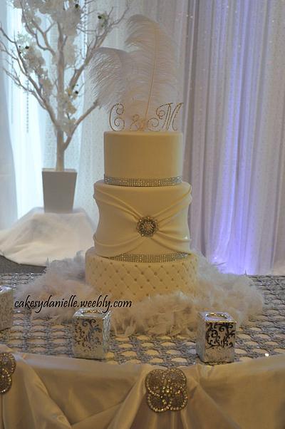 Today's Wedding Cake - Jan 19/13 - Cake by CBD