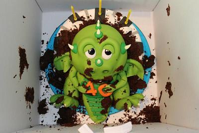 Baby Dragon Surprise - Cake by Delights by Design