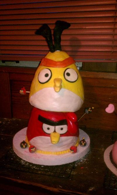 Angry Birds - Cake by Erica Lindsey