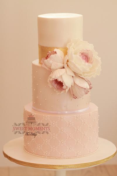 Baby Pink Engagement Cake to celebrate LOVE - Cake by Sweet Moments The Boutique 