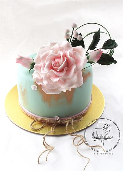 Rose cake - Cake by Tarte de Fleurs