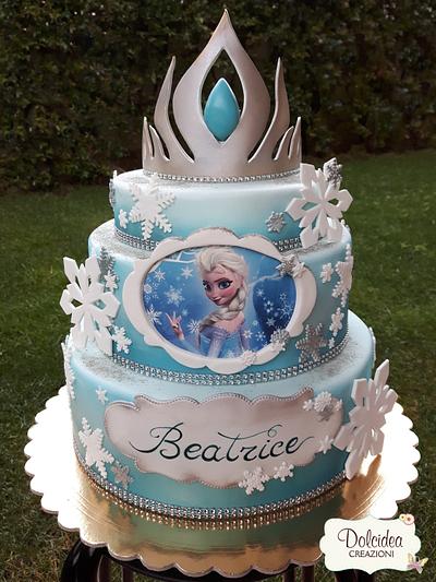 Torta Frozen Elsa - Disney Frozen Elsa cake - Cake by Dolcidea creazioni