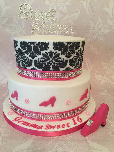 Gemma's 3rd Sweet 16 cake - Cake by Roberta