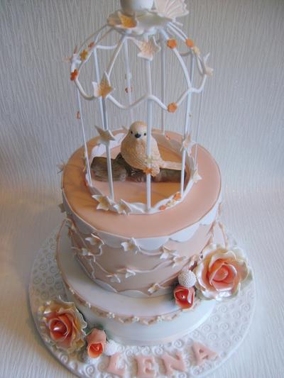 Birdcage delight - Cake by Sharon Castle