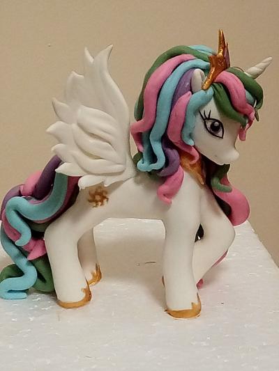 My little pony - Princess Celestia - Cake by Gabriela Doroghy