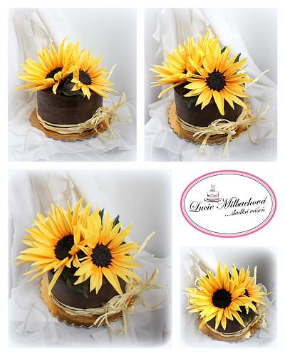 Sunflower cake - Cake by Lucie Milbachová (Czech rep.)