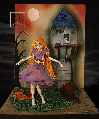 Zombie Rapunzel - The Sugar Zombies Collab - Cake by JT Cakes