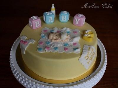 Baby Shower cake - Cake by AweSumCakes