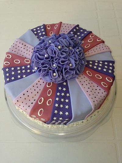 Patchwork cake - Cake by Vanessa Figueroa