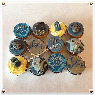 Dr who cupcakes - Cake by sarahtosney