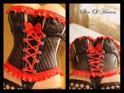 Corset Lingerie - Cake by Slice of Heaven By Geethu