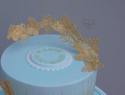 Floating butterflies - Cake by Deb Williams Cakes