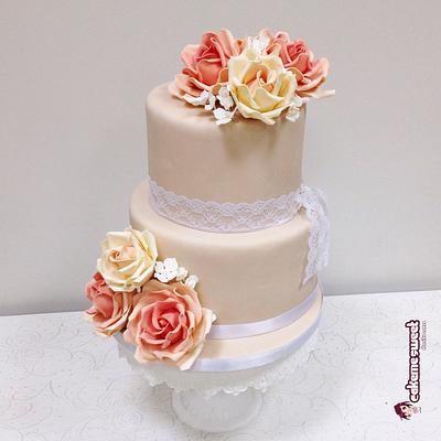 Vintage wedding - Cake by Naike Lanza