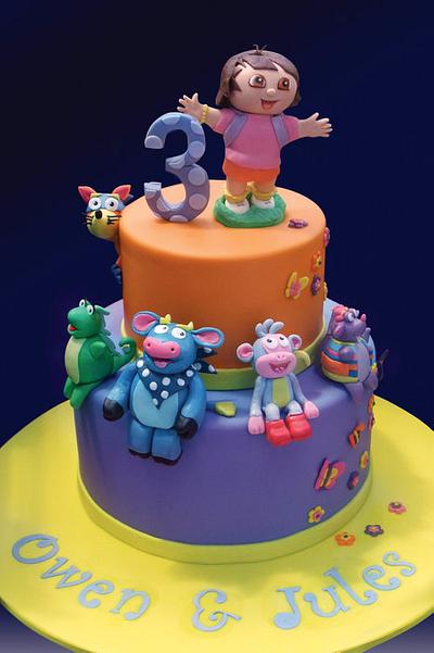 Dora and friends - Cake by Kidacity