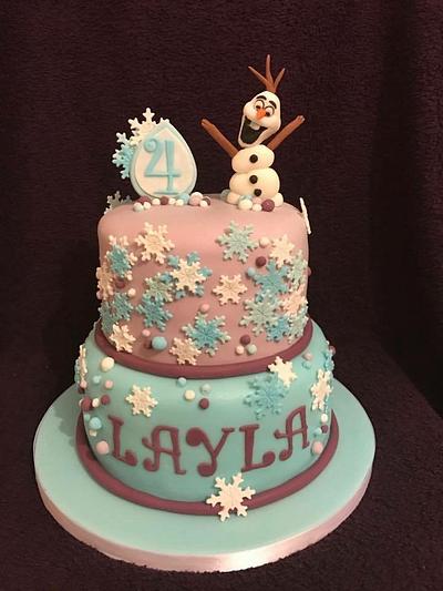 Frozen cake - Cake by Chloes Cake Creations