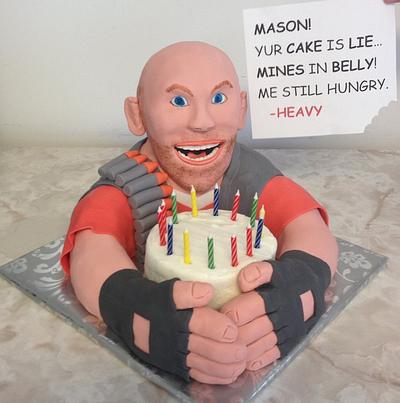 Heavy Arms from Team Fortress 2 - Cake by Kitti Lightfoot