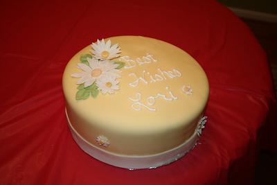 My first fondant cake - Cake by Laura Willey