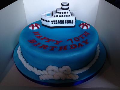 Birthday cruise - Cake by Ruth