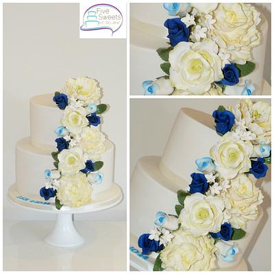 Wedding Cake - Leeann - Cake by Five Sweets Melbourne