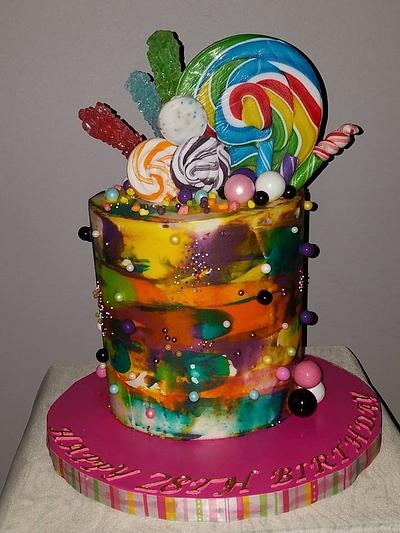 Abstract Candy Cake - Cake by Jacevedo
