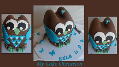 3D Owl cake - Cake by My Cake Obsession