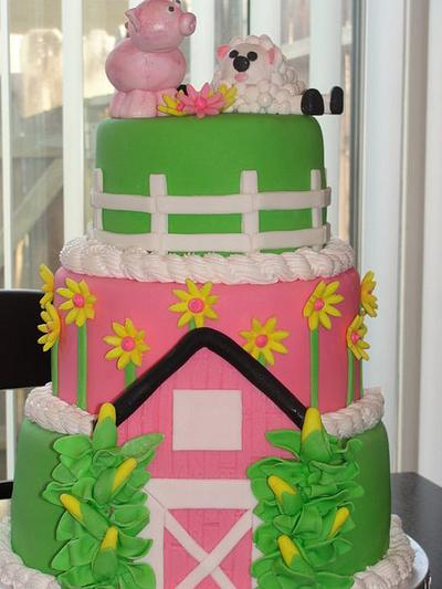 Barnyard Cake - Cake by Susan
