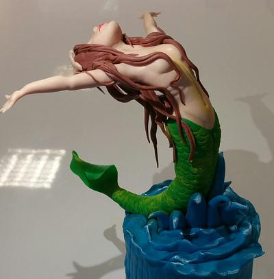 Sweet summer colaboration - free mermaid - Cake by Dulce Victoria