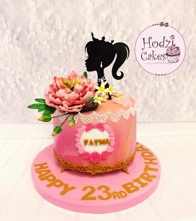 Princess Fatma's Birthday Cake 👑🌸 - Cake by Hend Taha-HODZI CAKES