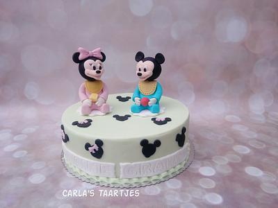 the Mic & Min baby's - Cake by Carla 