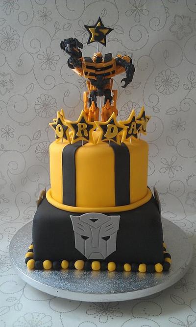 Transformers BumbleBee Cake - Cake by KatieTallsCakes