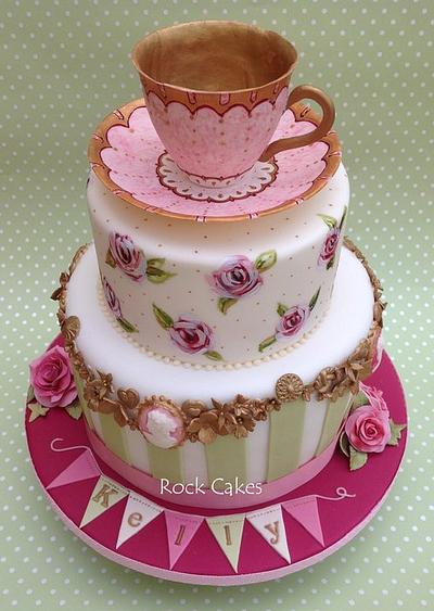 Vintage Tea Party - Cake by RockCakes