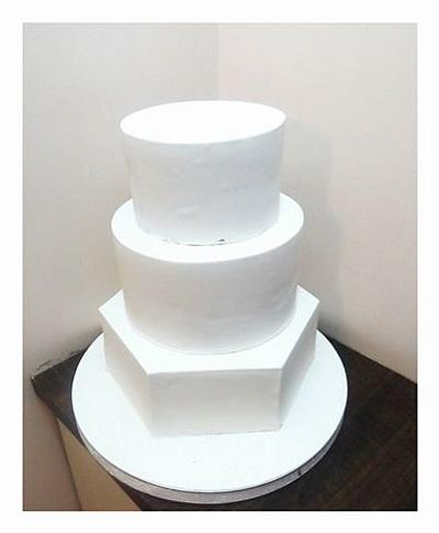 Peony wedding cake - Cake by zullu
