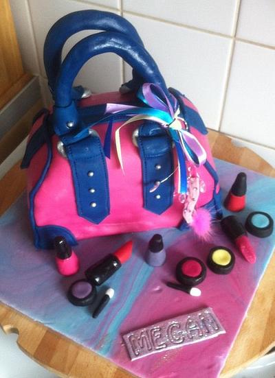 girls bag cake - Cake by kelly
