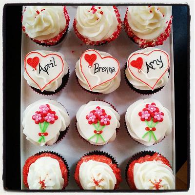 Valentine's Cupcakes - Cake by Kellie Witzke