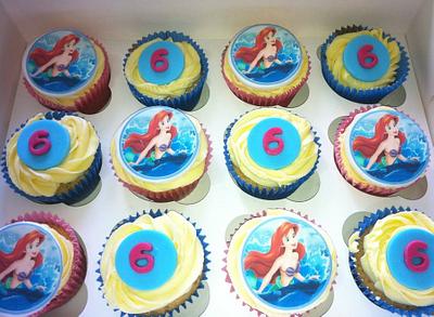 The Little Mermaid cupcakes - Cake by Donna